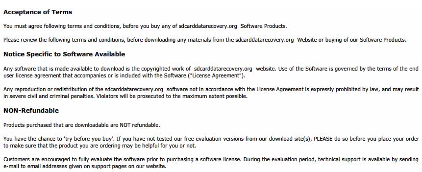 Terms and Conditions