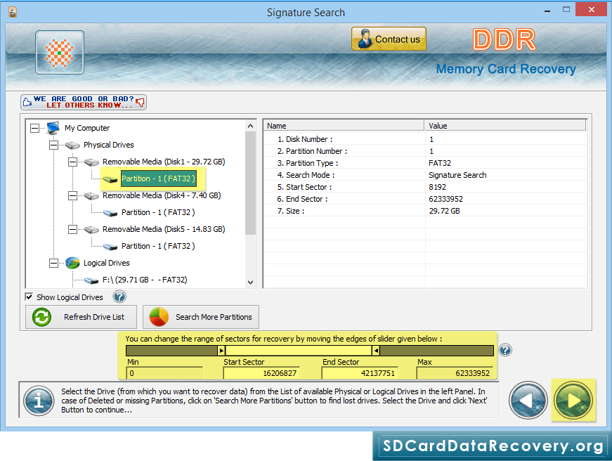 Select Partition Select Partition