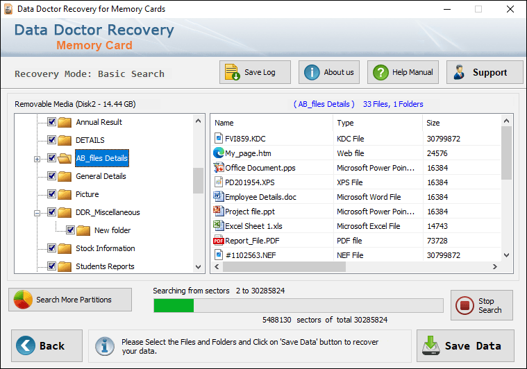 Memory Data Recovery Process